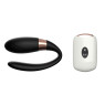 Вібромасажер для пар з пультом дистанційного керування - Boss Series V-Vibe Black USB 7 Function