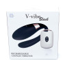 Вібромасажер для пар з пультом дистанційного керування - Boss Series V-Vibe Black USB 7 Function