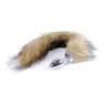Анальна пробка ( розмір S ) із хвостом Boss Series - Fox TAIL Brown XL