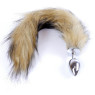 Анальна пробка ( розмір S ) із хвостом Boss Series - Fox TAIL Brown XL