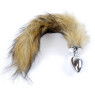 Анальна пробка ( розмір S ) із хвостом Boss Series - Fox TAIL Brown XL