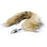 Анальна пробка ( розмір S ) із хвостом Boss Series - Fox TAIL Brown XL