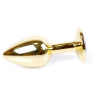Анальний затор Boss Series - Jewellery Gold PLUG Pink S