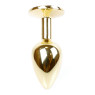 Анальний затор Boss Series - Jewellery Gold PLUG Pink S
