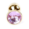 Анальний затор Boss Series - Jewellery Gold PLUG Rose S
