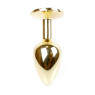 Анальний затор Boss Series - Jewellery Gold PLUG Rose S