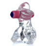 Ерекційне вібро кільце BOSS - Tongue Vibro Cock Ring Clear