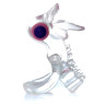 Ерекційне вібро кільце BOSS - Tongue Vibro Cock Ring Clear