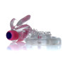 Ерекційне вібро кільце BOSS - Tongue Vibro Cock Ring Clear
