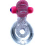 Ерекційне вібро кільце BOSS - Tongue Vibro Cock Ring Clear