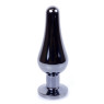 Анальний затор Boss Series - Jewellery Dark Silver BUTT PLUG Rose