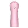 Мастурбатор з вібростимуляцією FOXSHOW Vibrating and Flashing Masturbation Cup Pink USB 7+7 Function