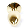 Анальний затор Boss Series - Jewellery Gold PLUG Green S