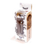 Анальний затор Boss Series - Jewellery Dark Silver BUTT PLUG Clear