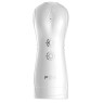 Мастурбатор з вібростимуляцією FOXSHOW Vibrating and Flashing Masturbation Cup White USB 7+7 Function