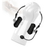Мастурбатор з вібростимуляцією FOXSHOW Vibrating and Flashing Masturbation Cup White USB 7+7 Function