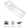 Мастурбатор з вібростимуляцією FOXSHOW Vibrating and Flashing Masturbation Cup White USB 7+7 Function