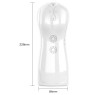 Мастурбатор з вібростимуляцією FOXSHOW Vibrating and Flashing Masturbation Cup White USB 7+7 Function