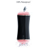 Мастурбатор з двома входами FOXSHOW Vibrating Masturbation Cup USB 10 + інтерактивні функції Black
