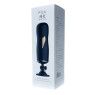 Мастурбатор із двома входами на присосці Boss Series: Vibrating Masturbation Cup Black