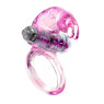 Ерекційне вібро кільце BOSS Rabbit Vibro Cock Ring Pink