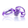 Ерекційне вібро кільце BOSS Rabbit Vibro Cock Ring Purple