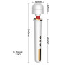 Вібромасажер Boss Series - Massager Super Powerful USB White 10 Function