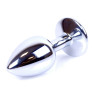 Анальний затор Boss Series - Jewellery Silver PLUG Pink S