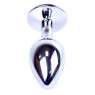 Анальний затор Boss Series - Jewellery Silver PLUG Pink S