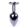 Анальний затор Boss Series - Jewellery Dark Silver PLUG Pink S