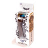 Анальний затор Boss Series - Jewellery Dark Silver BUTT PLUG Light Blue