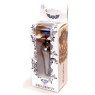 Анальний затор Boss Series - Jewellery Dark Silver BUTT PLUG Blue