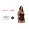 Боді з відкритими грудьми Passion Exclusive NORTH BODY L/XL, black