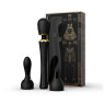 Вібромасажер з насадками Zalo — Kyro Wand Obsidian Black