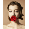 Розкішний кляп у вигляді троянди Zalo - Rose Ball Gag, подвійне використання