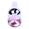 Анальний затор Boss Series - Jewellery Silver BUTT PLUG Rose