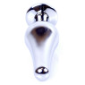 Анальний затор Boss Series - Jewellery Silver BUTT PLUG Dark Blue