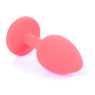 Силіконовий анальний затор Boss Series - Jewellery Red Silicon PLUG Small Blue S