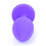Силіконовий анальний затор Boss Series - Jewellery Purple Silicon PLUG Small Red S
