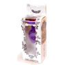 Силіконовий анальний затор Boss Series - Jewellery Purple Silicon PLUG Small Red S