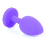 Силіконовий анальний затор Boss Series - Jewellery Purple Silicon PLUG Medium Red M