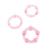 Набір з 3 шт ерекційних кілець STAY HARD-Three Rings Pink