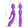 Вібромасажер Boss Series - Magic Wand USB Purple 9 Function