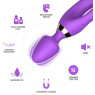 Вібромасажер Boss Series - Magic Wand USB Purple 9 Function