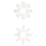 Набір з 2 шт кілець на пеніс Toy Joy - Power stretchy Rings Clear