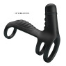 Насадка з вібрацією Pretty Love - VIBRATING PENIS SLING, 10 функцій вібрації