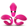 Вібромасажер для пар Boss Series з пультом ДК - Couple Vibrator Pink USB 9 Function