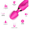 Вібромасажер Boss Series - Magic Wand USB Pink 9 Function