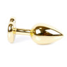 Анальний затор Boss Series - Jewellery Gold Heart PLUG Dark Blue S