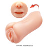 Мастурбатор 2 в 1 CRAZY BULL - Gemini Realistic Oral Sex Sensations